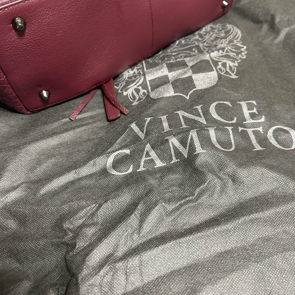 Vince Camuto Textured Hobo Bag in Rich Elderberry - Picture 7 of 13